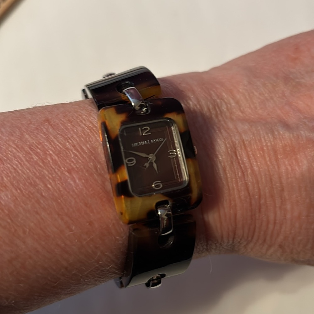 Michael Kors Tortoise Shell Watch, 7”